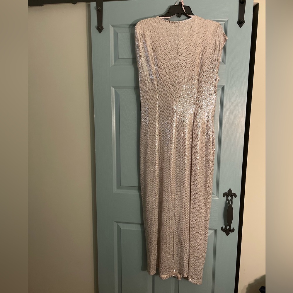 JM Studio Maxi Dress Mauve Color. - Picture 2 of 6